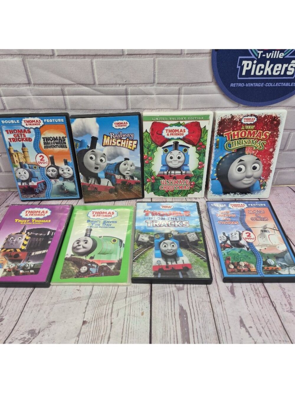 Thomas The Tank Engine And Friends Train DVD Lot Of 8 Movies